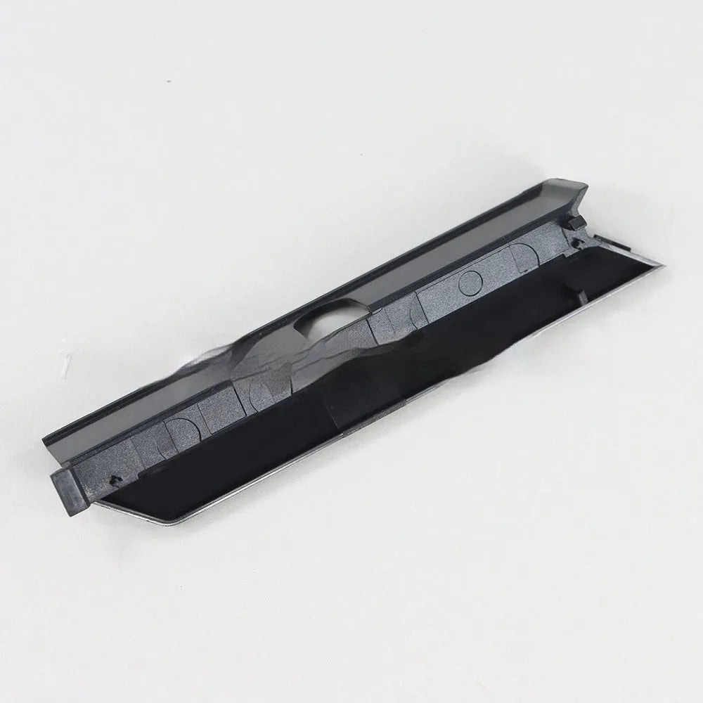 Black and white plastic hard disk baffle cover for PC drive bays