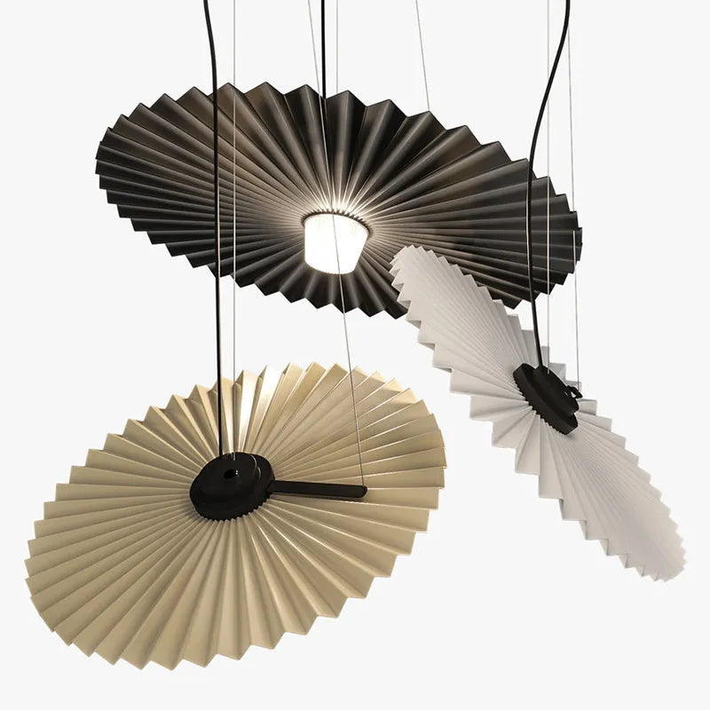 Nordic post-modern simple iron pendant chandelier in black with 35cm diameter for restaurant or bar use