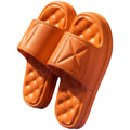 EVA non-slip bathroom slippers with thick soft sole in five colour options