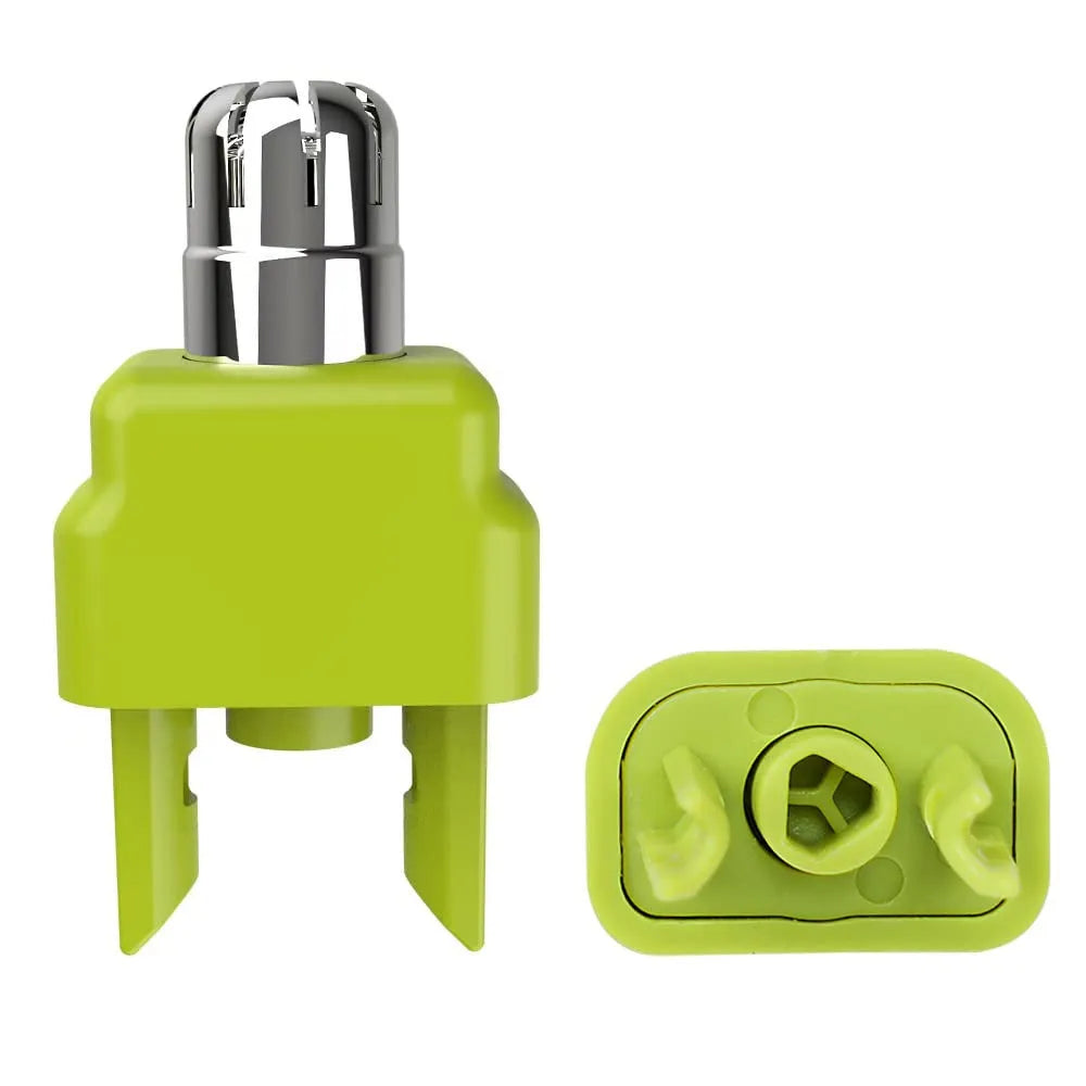 Green ABS stainless steel nose hair trimmer replacement cutter head for Philips OneBlade