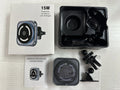 Magnetic car wireless charger holder M69 with USB output and 2A fast wireless charging for in-car phone mounting