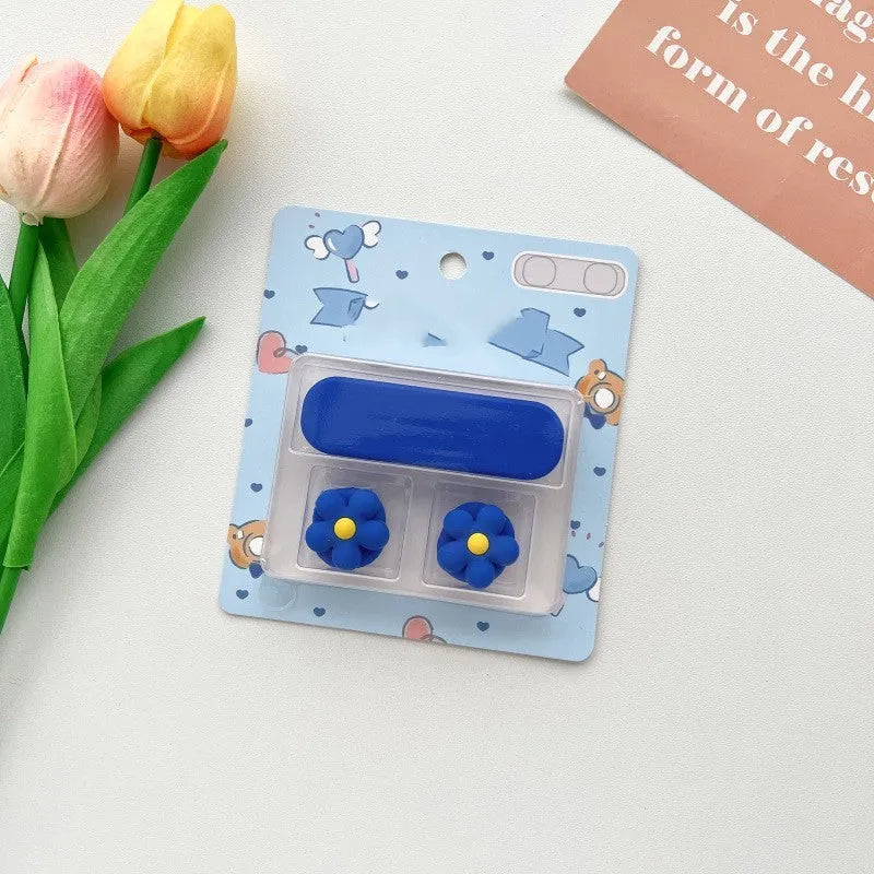 Colourful plastic cartoon magnetic data cable fixer clip for desktop computer cable management