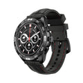 Smart watch with 1.32-inch 360x360 screen, silicone strap, music control, photo capture, and health monitoring functions