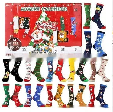 Christmas socks blind box containing one random mini resin and plastic stocking decoration