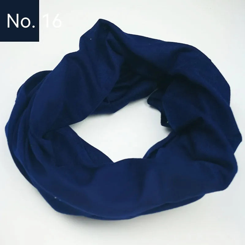 Seamless polyester tube sports headscarf in multiple colours for outdoor activities