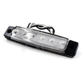 W-SMD model trailer side warning light in PVC housing, showing compact rectangular design