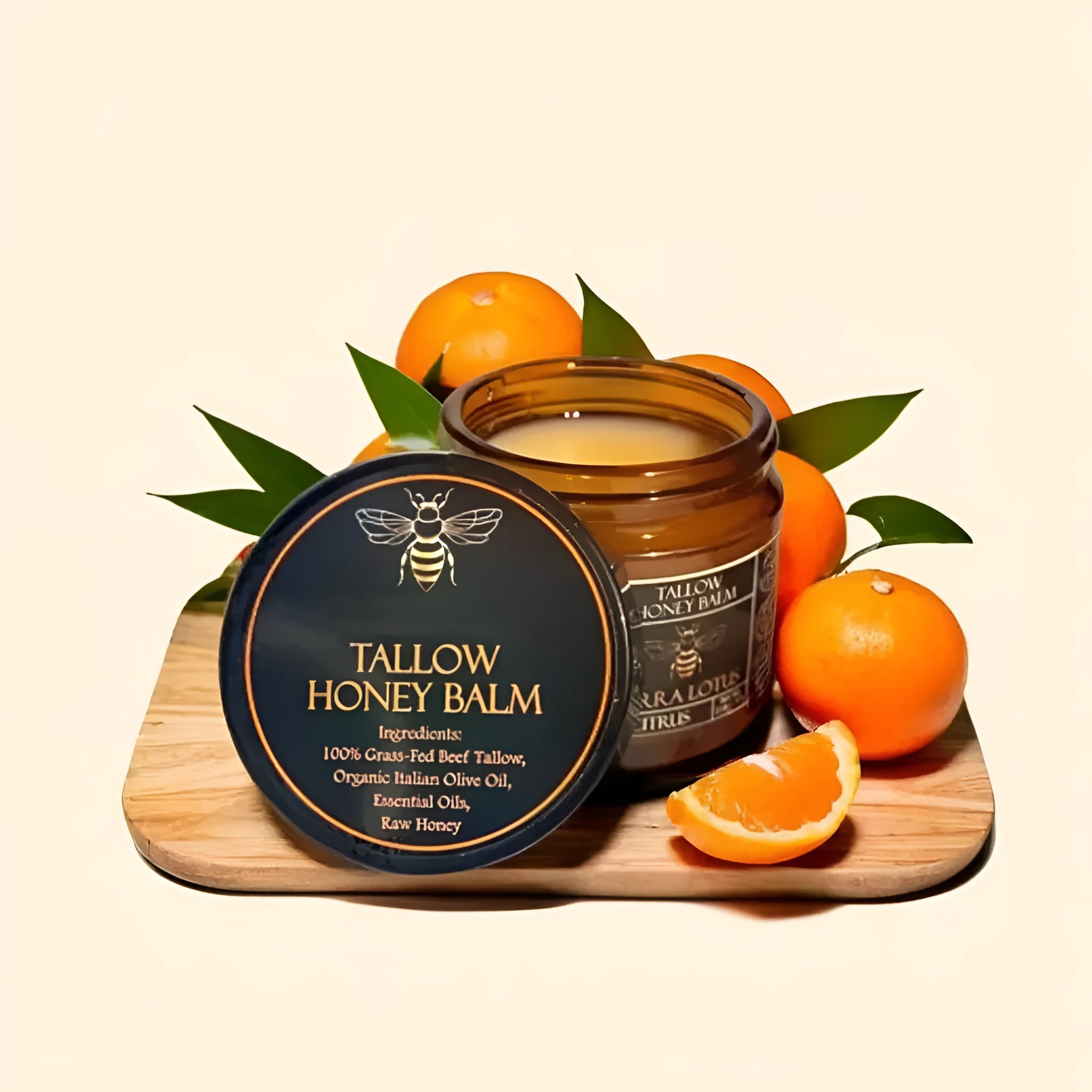 Honey Butter Moisturising Facial Cream jar with 57g net content, shown with Citrus, Lavender and Fragrance-Free options.