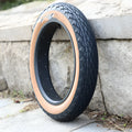 Brown edge 20x4.0 rubber tyre for electric snowmobile and beach car