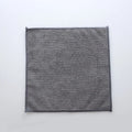 Grey 25x25cm microfiber kitchen cleaning cloth for pots and bowls
