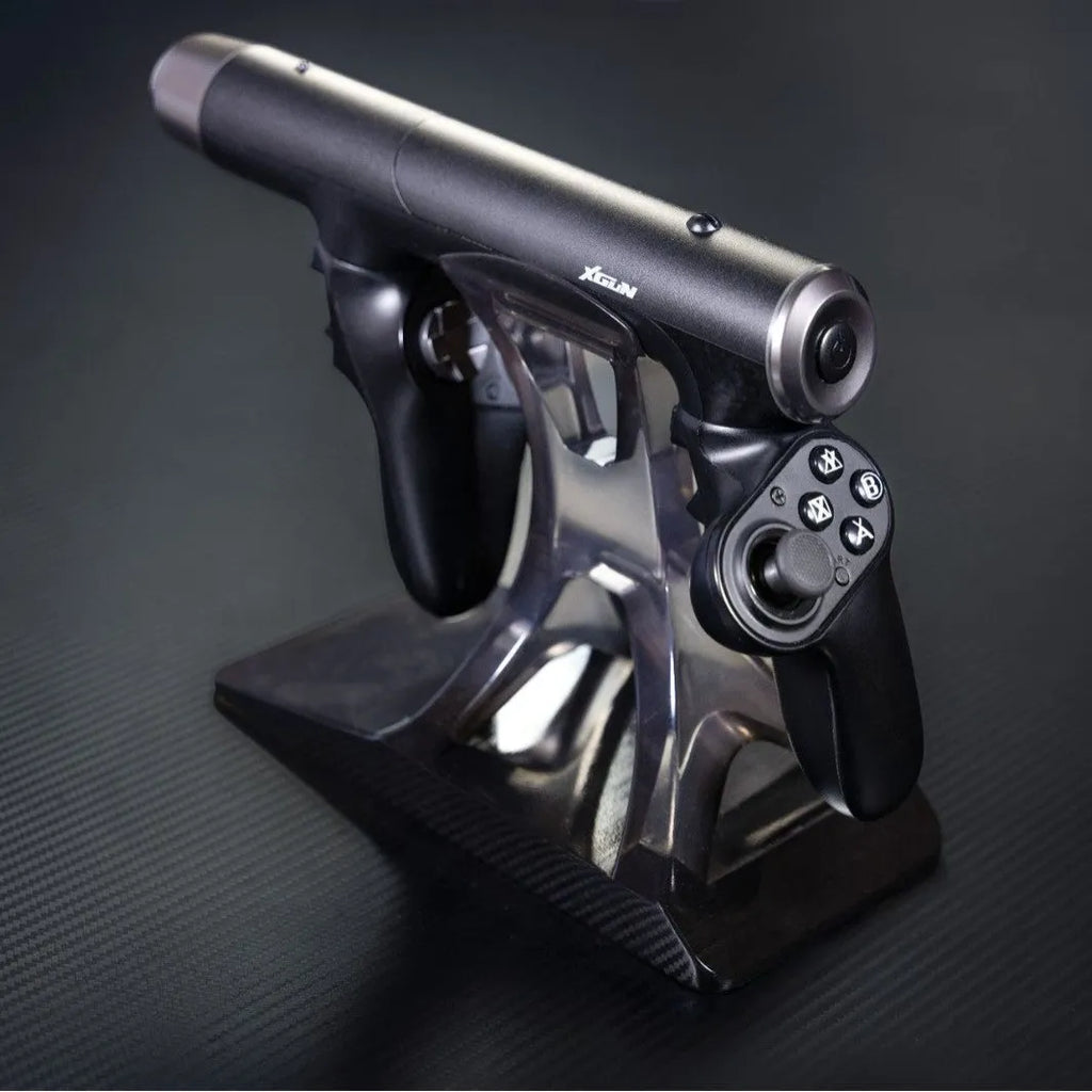 XGUN wireless Bluetooth somatosensory game handle for Switch in profile view showing trigger and grip