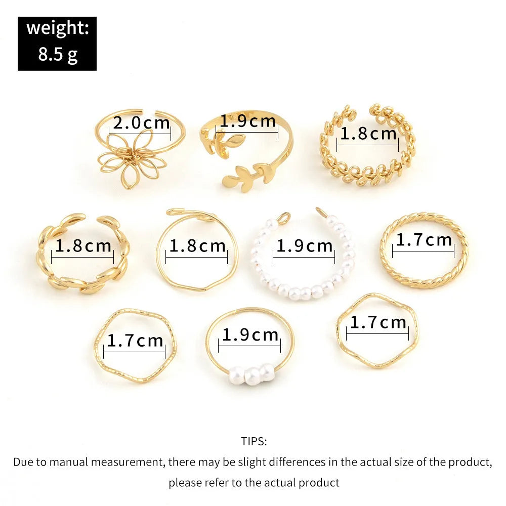 Gold openwork flower ring with alloy construction and electroplated glossy finish