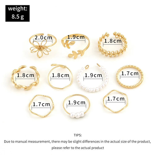 Gold openwork flower ring with alloy construction and electroplated glossy finish