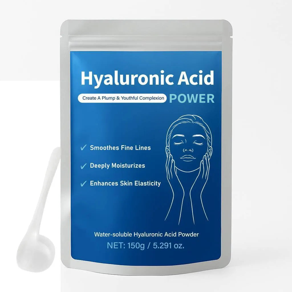 150g hyaluronic acid powder container for facial beauty and skincare applications