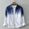 Casual slim fit top coat for youth in hemp-polyester fabric, shown in dark blue, light blue, and yellow colour options.
