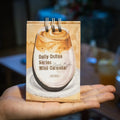 Mini 2025 desk calendar showing coffee theme with motivational design