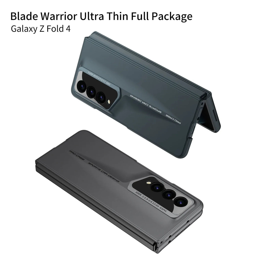 Zfol4 folding blade phone case hard case for Samsung Fold4 frosted PC anti-fall design black colour