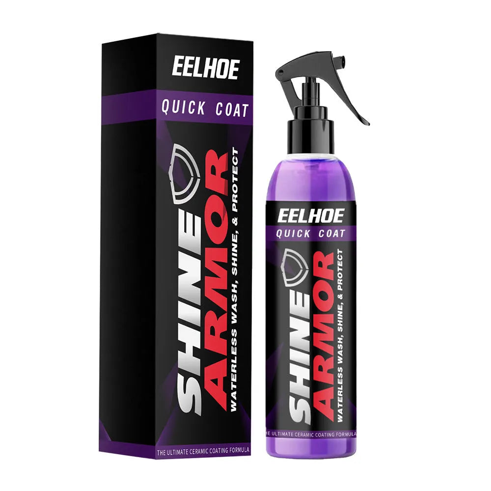 Purple automobile nano coating spray bottle with hand spray wax microplated crystal technology