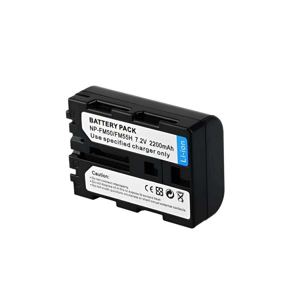 Black lithium battery for Sony digital camera, 7.2V 1800mAh, 55.7 x 38.3 x 20.5 mm