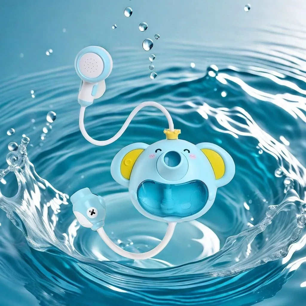 Electric elephant shower bubble machine bath toy for children 3-6 years made of plastic