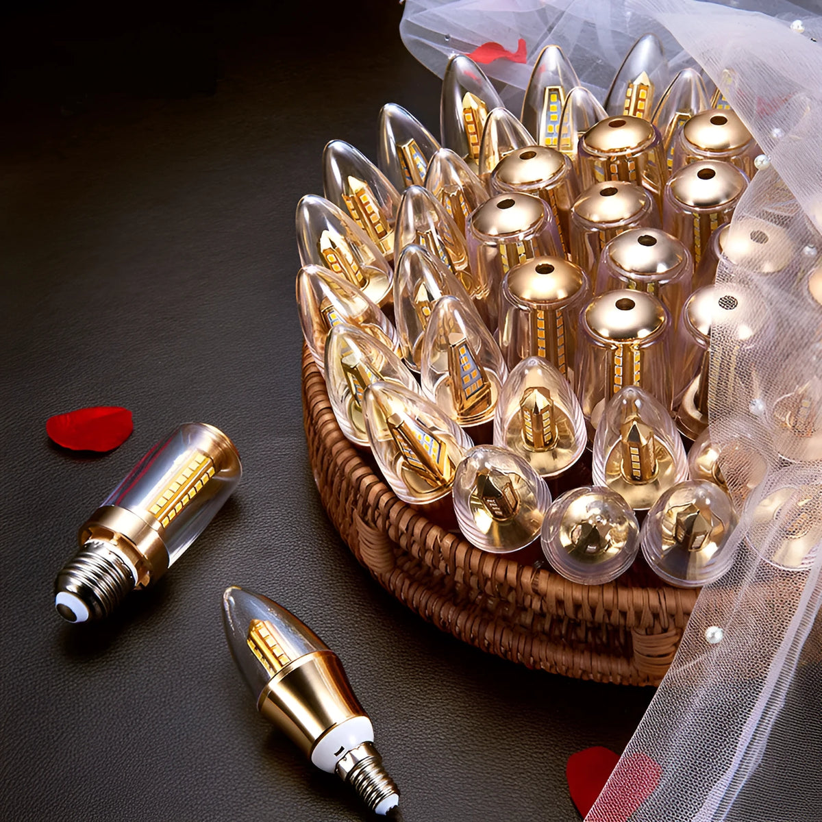 E14 E27 rechargeable LED screw bulb in 5W 7W 9W with warm white and three colour light options