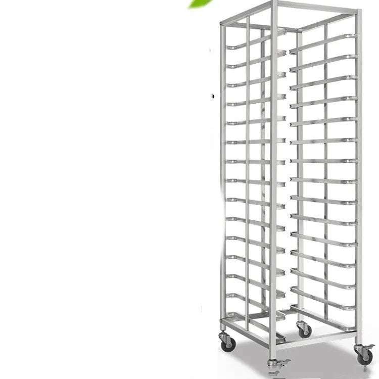 Stainless steel six-layer baking tray rack for 40x60cm commercial oven trays