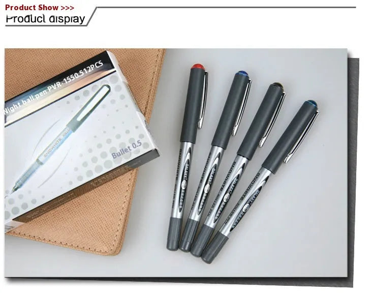 Signature ballpoint pen with 0.5mm tip and water-based quick-drying ink in bulk packaging