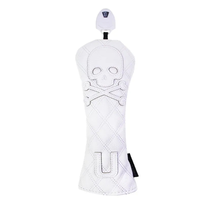 Black and white waterproof protective cover for golf club wooden poles