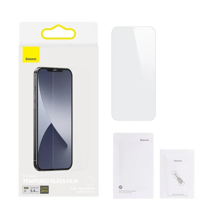 0.15mm full coverage tempered glass screen protector for iPhone 12 Mini 5.4 inch transparent