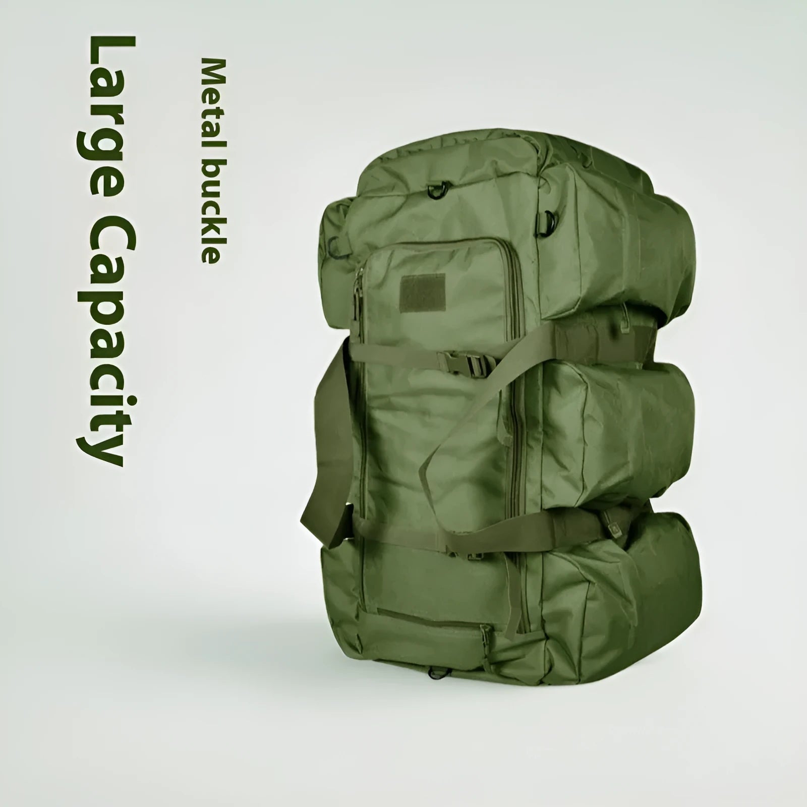 Outdoor sports multifunctional mountaineering tactical backpack in camouflage pattern, made from Oxford cloth