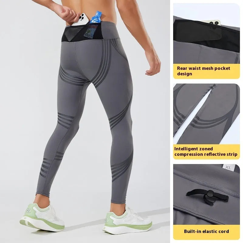 Men's and women's yoga pants sports tight trousers in polyester fibre, sizes S to XXL, black navy grey light blue