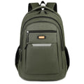 Men's casual Oxford cloth backpack in black, blue, gray, or green colour with breathable polyester lining