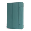 Leather tablet case with magnetic double-sided clip in clamshell style available in multiple colours