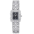 Women's square bracelet watch with white dial surface and 8mm thickness in casual style