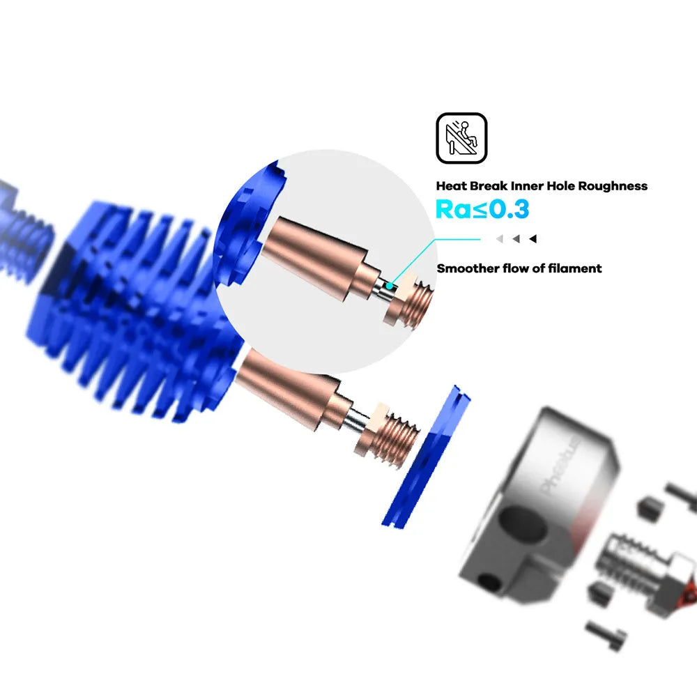 BMS all metal extrusion head 3D printer accessory for Ender 3 CR10 series, Dragonfly BMO and BMS options