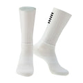 Adult unisex cycling and running socks in orange, black, purple, white, grey, and dark blue colours