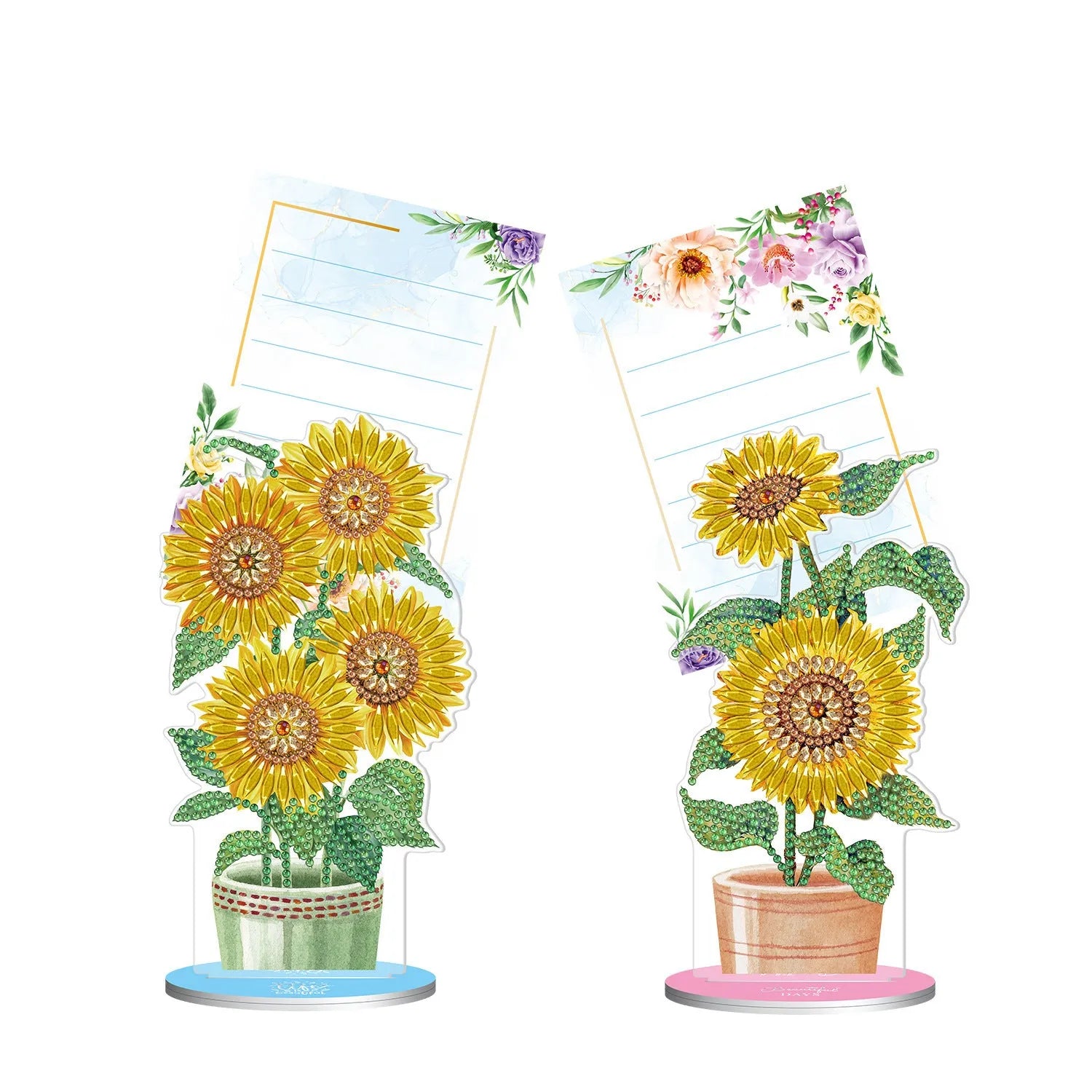 Diamond painting decorative desktop note clip handmade American craft 19cm