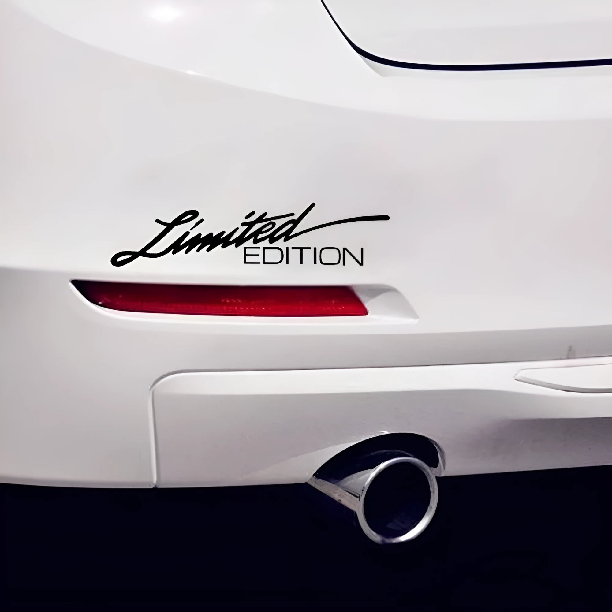 British reflective bumper sticker 16cm by 3.8cm in plastic construction