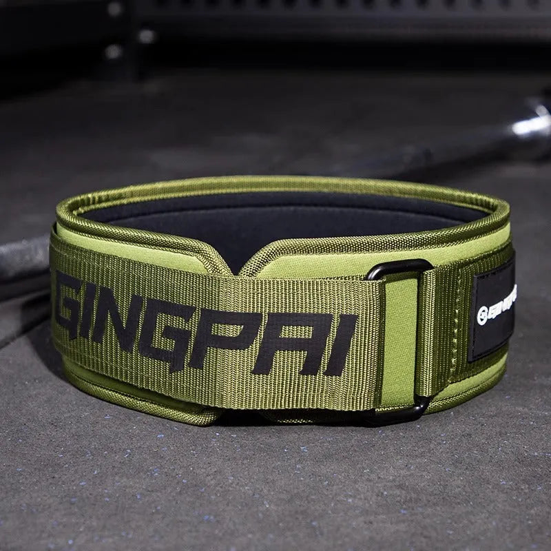 Abdominal exercising band and lumbar protection belt for weightlifting training in multiple colour options