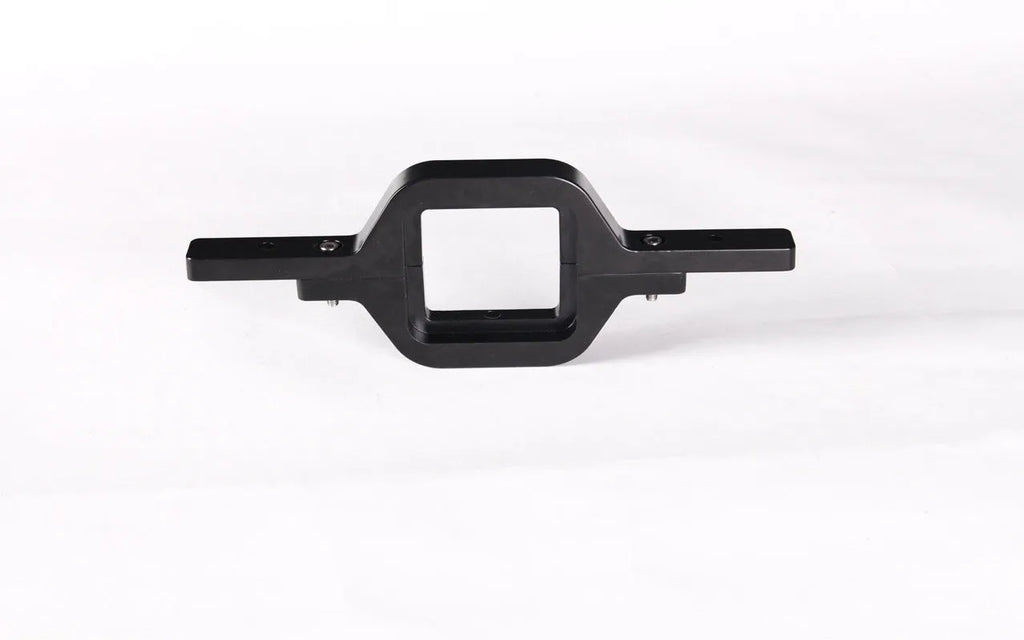 Black trailer hook lamp holder bracket for off-road vehicle lighting modifications