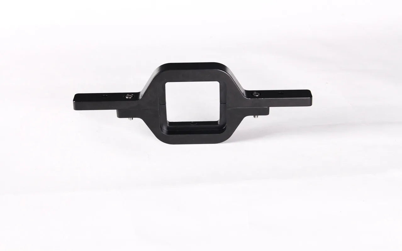 Black trailer hook lamp holder bracket for off-road vehicle lighting modifications