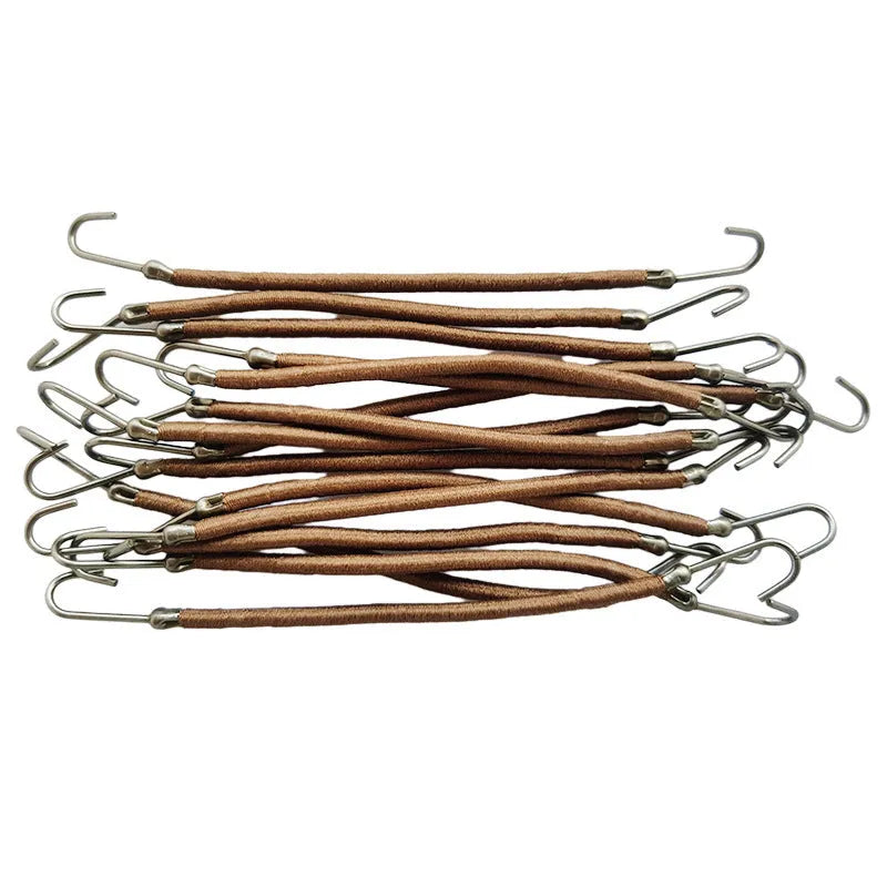 Double hook hair tool for wig making in solid colours
