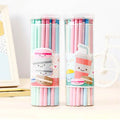 Basswood high-end thermal transfer pencil with six-angle rod design, barrel of 50 pencils.