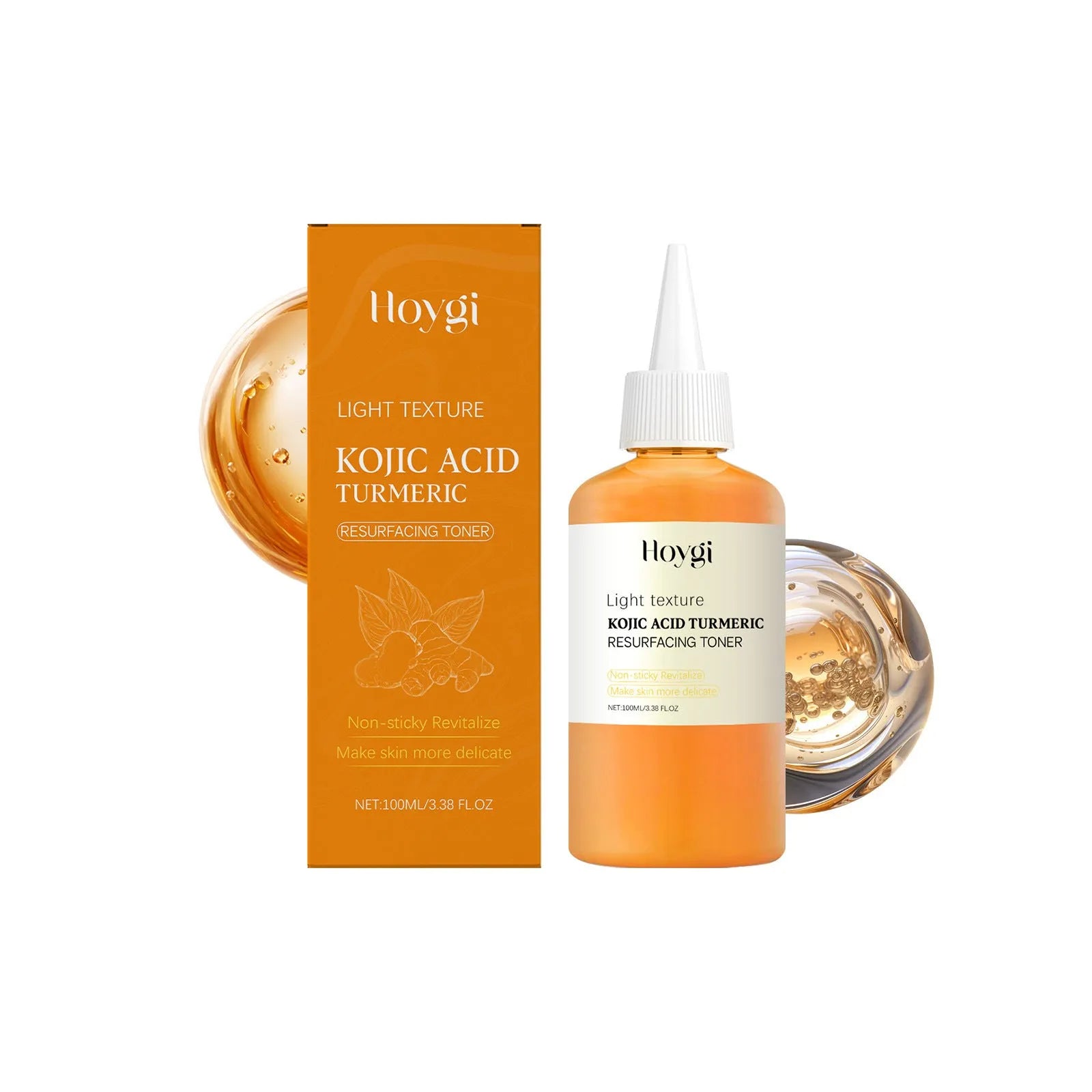 100ml Turmeric Moisturising Water bottle for non-oily daily facial skincare