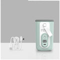 Baby bottle warmer USB portable constant temperature heating faux leather cover green pink