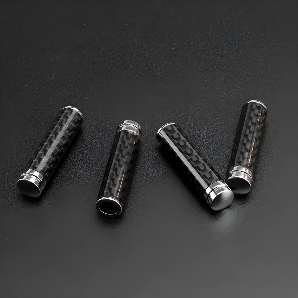 Carbon fibre door lift decorative cover set of four for car interior upgrade