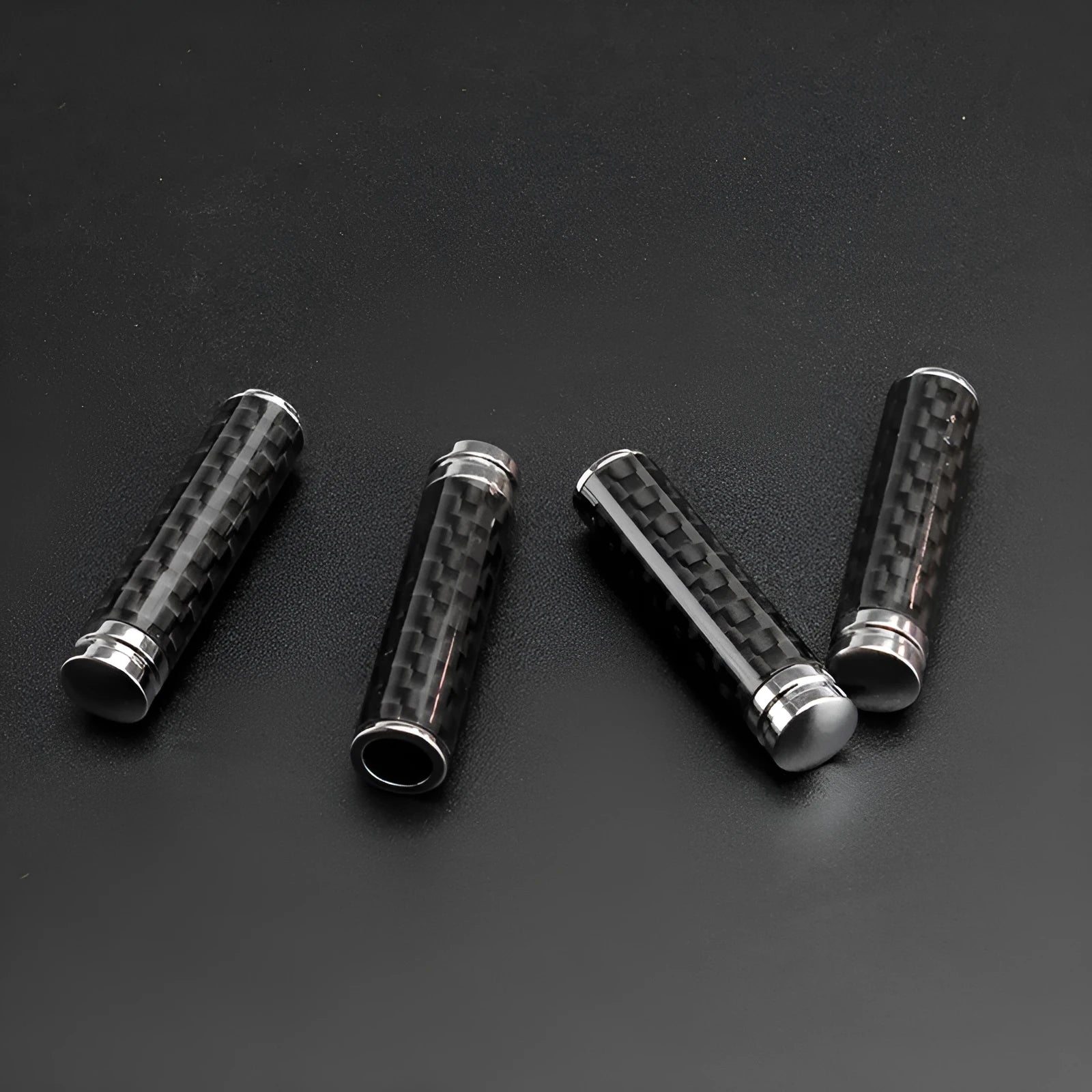 Carbon fibre door lift decorative cover set of four for car interior upgrade