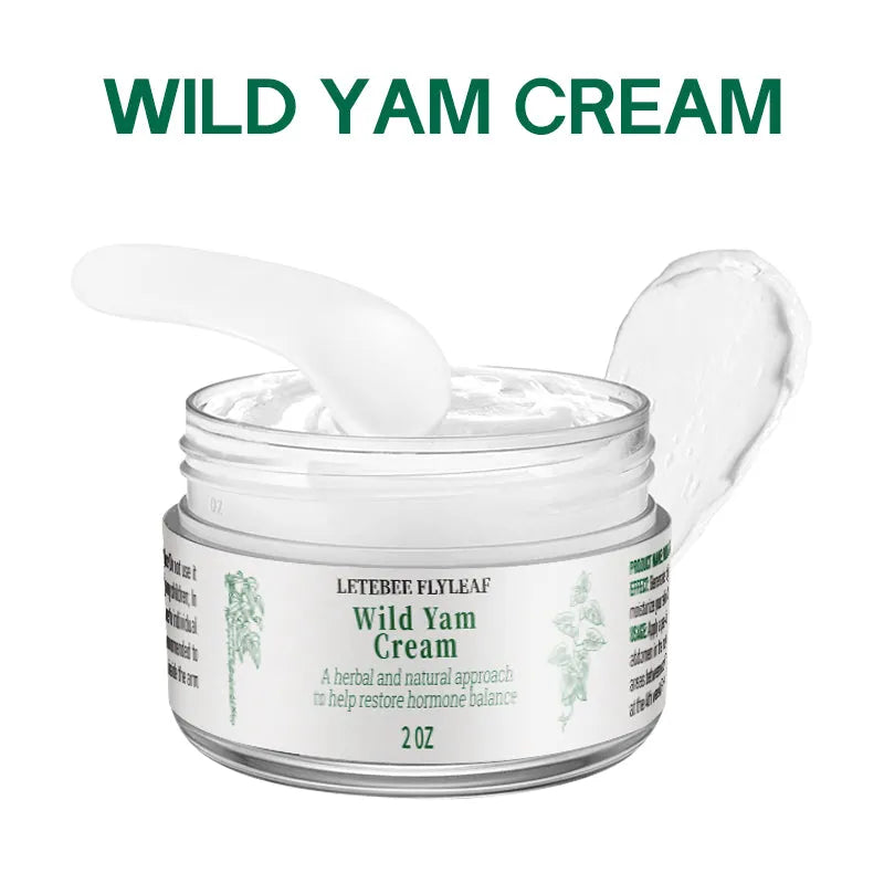 Wild yam cream 2 OZ herbal extract face moisturiser for skin care