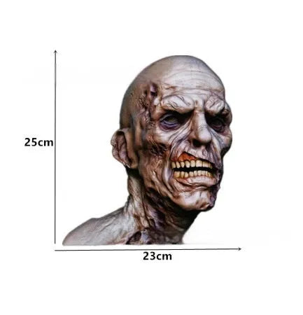 3D zombie horror Avatar car window sticker, PET, 25cm x 23cm, left and right pair option for bumper or glass