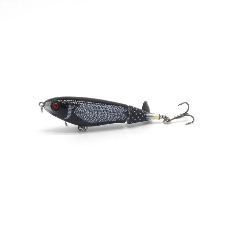 A 7.5cm long bionic soft fishing lure on a plain background, showing one of its multiple colour and style options.