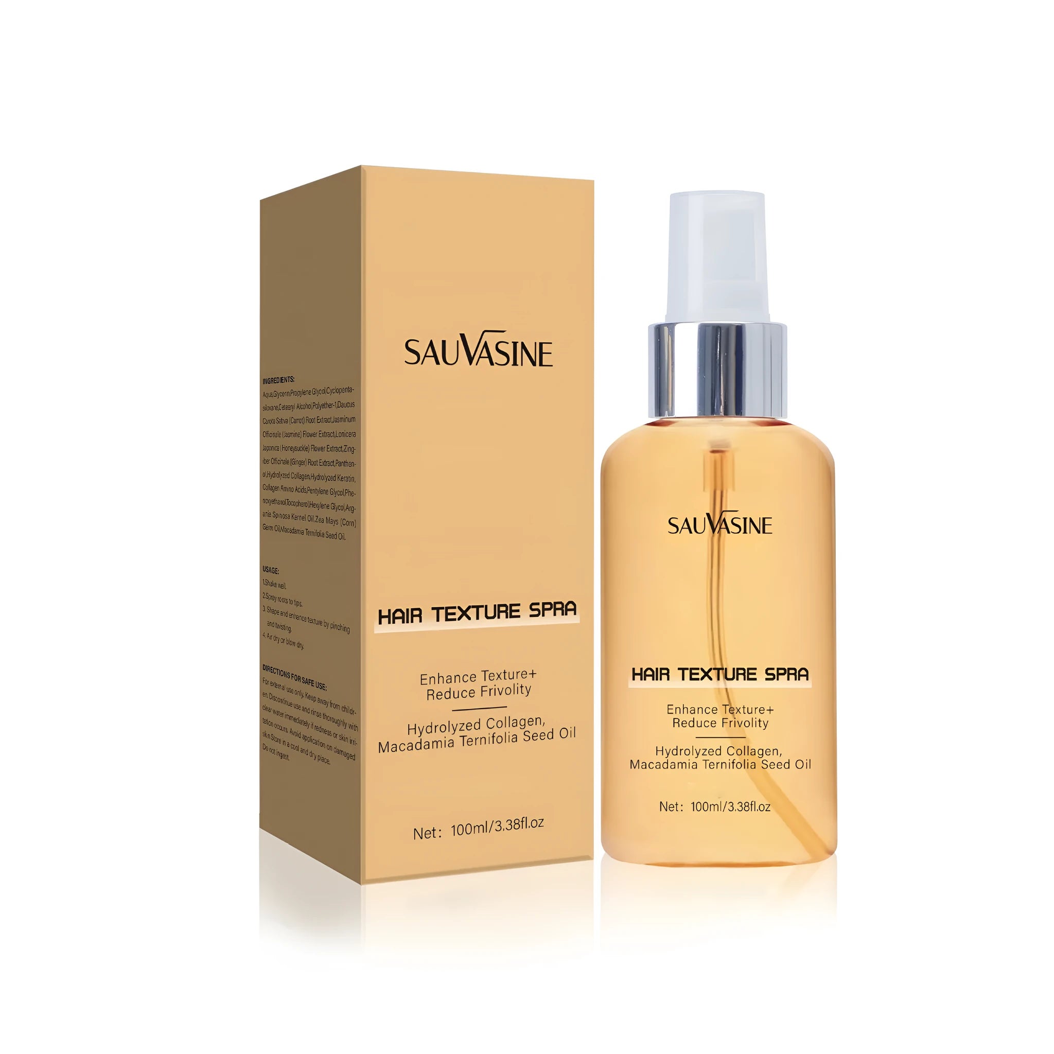 SWX-248 classified 100ml scalp care spray bottle for frizz reduction and moisturising